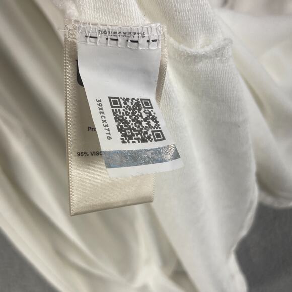 UGG Womens Cardigan Sweater Sz Medium / Large Cream Soft Stretch Lagenlook - Picture 13 of 13